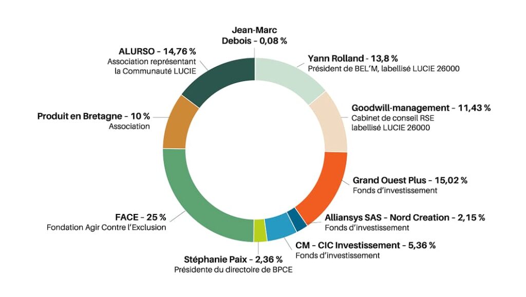 Gouvernance de l'agence LUCIE en diagramme.