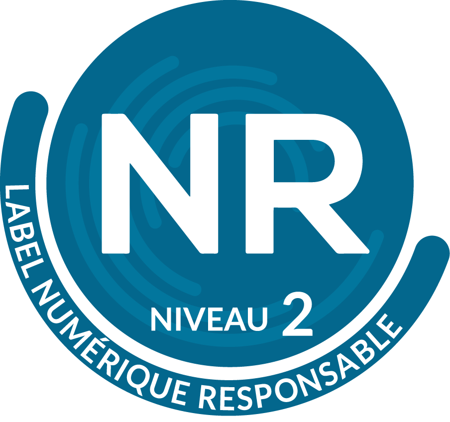 Logo label Numérique Responsable 2 - Agence LUCIE