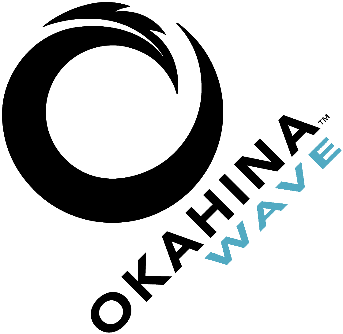 Okahina Waves logo - agence LUCIE