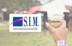 Visuel photo avec un gobelet réutilisable et le logo de SIM