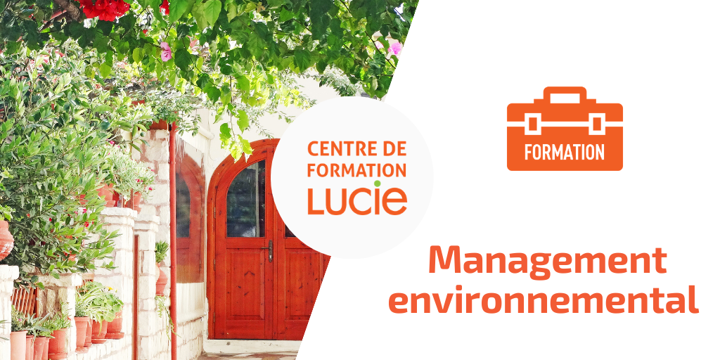 visuel-formation-management-environnemental-Agence-LUCIE Affiche formation "développement durable en hébergement touristique" - management environnemental